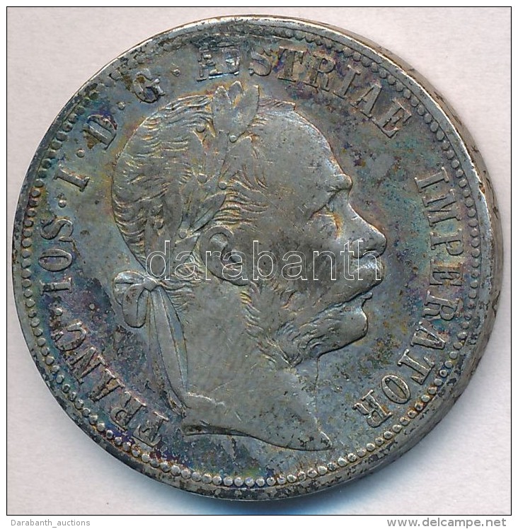 Ausztria 1878. 1Fl Ag 'Ferenc J&oacute;zsef' T:2- Patina
Austria 1878. 1 Florin Ag 'Franz Joseph' C:VF... - Zonder Classificatie