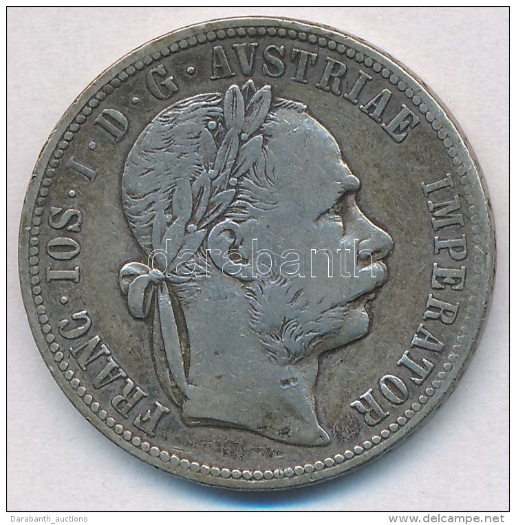 Ausztria 1881. 1Fl Ag 'Ferenc J&oacute;zsef' T:2-,3 Patina
Austria 1881. 1 Florin Ag 'Franz Joseph' C:VF,F... - Zonder Classificatie