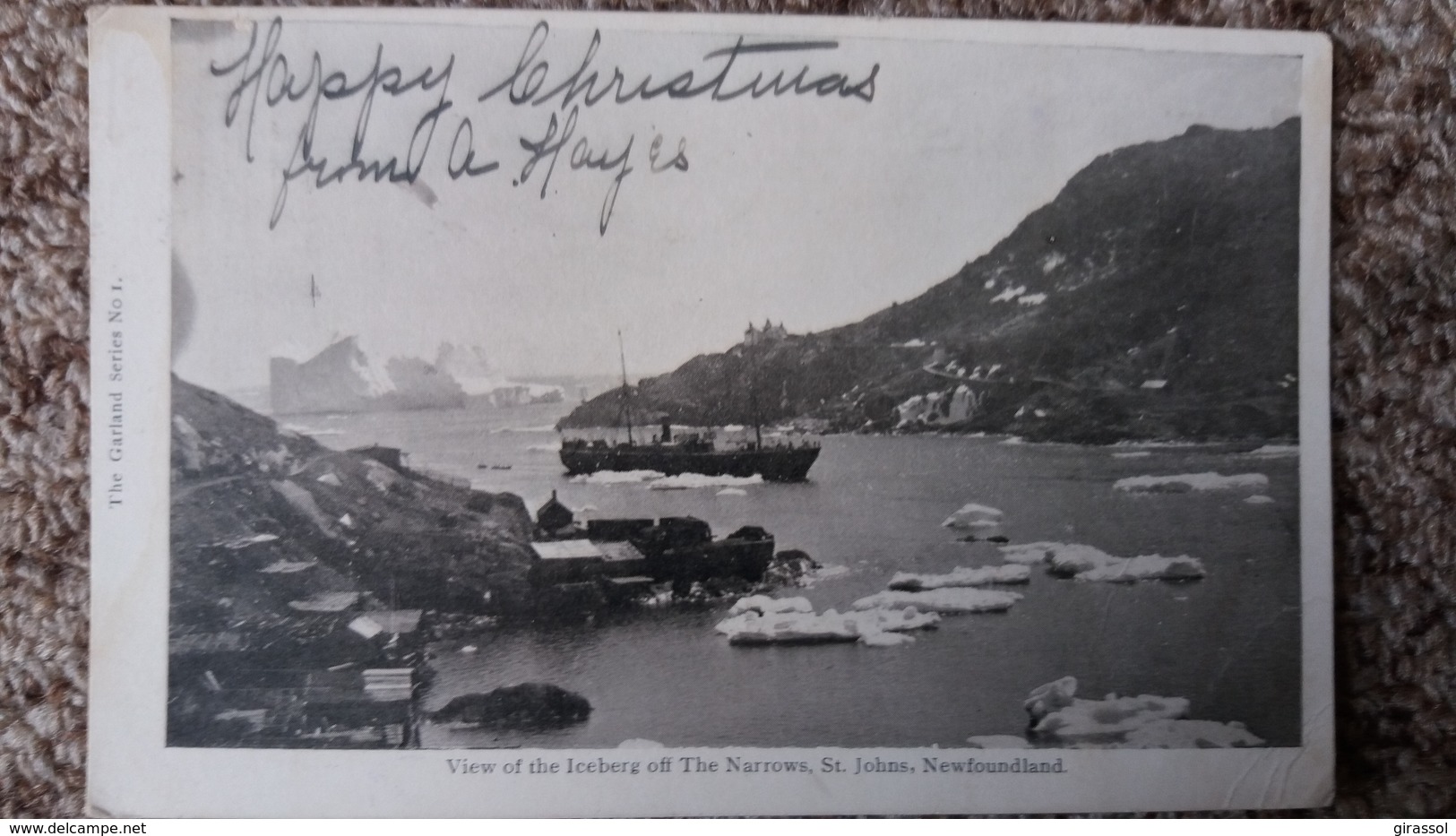 CPA VIEW OF THE ICEBERG OFF THE NARROWS ST JOHNS NEWFOUNDLAND TERRE NEUVE CANADA - St. John's