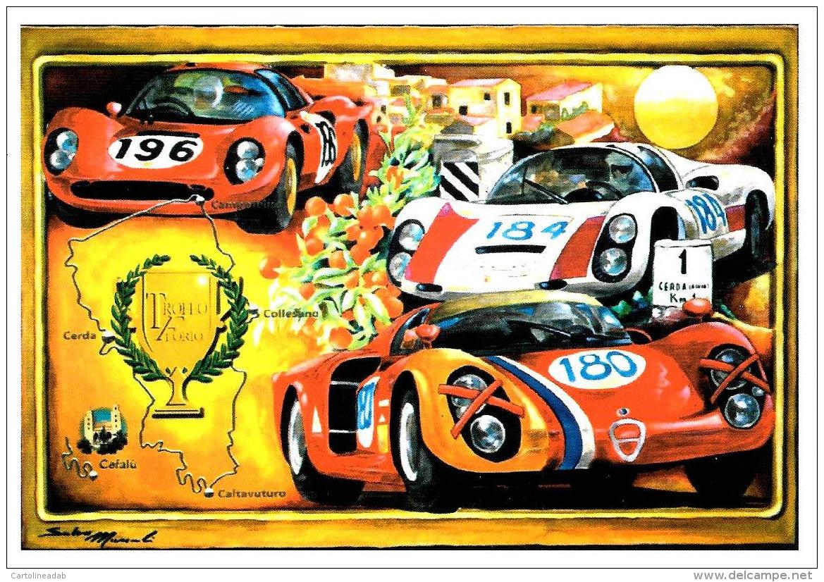 [MD0893] CPM - RIPRODUZIONE - PUBLICARD 939 - HISTORY RALLY - CITTA' DI CEFALU' TROFEO FLORIO CAMPIONATO ITALIANO - NV - Rally