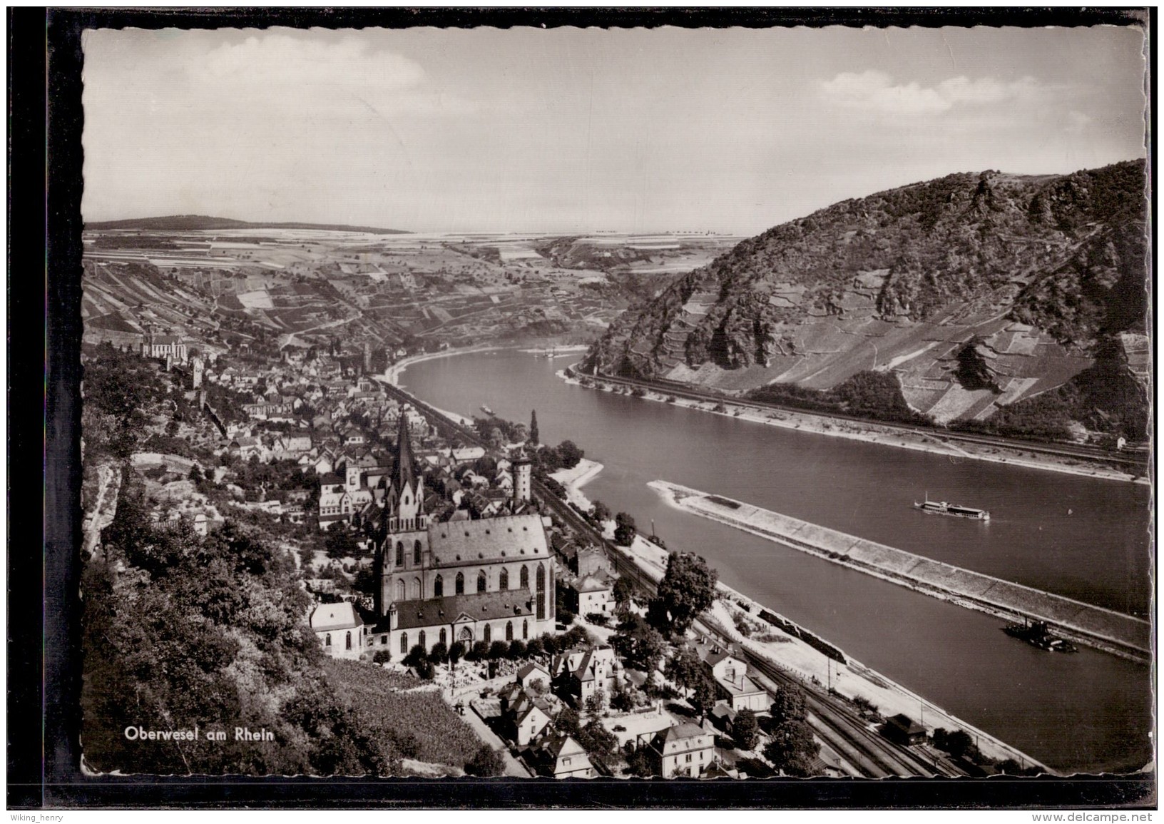 Oberwesel - S/w Ortsansicht 7 - Oberwesel