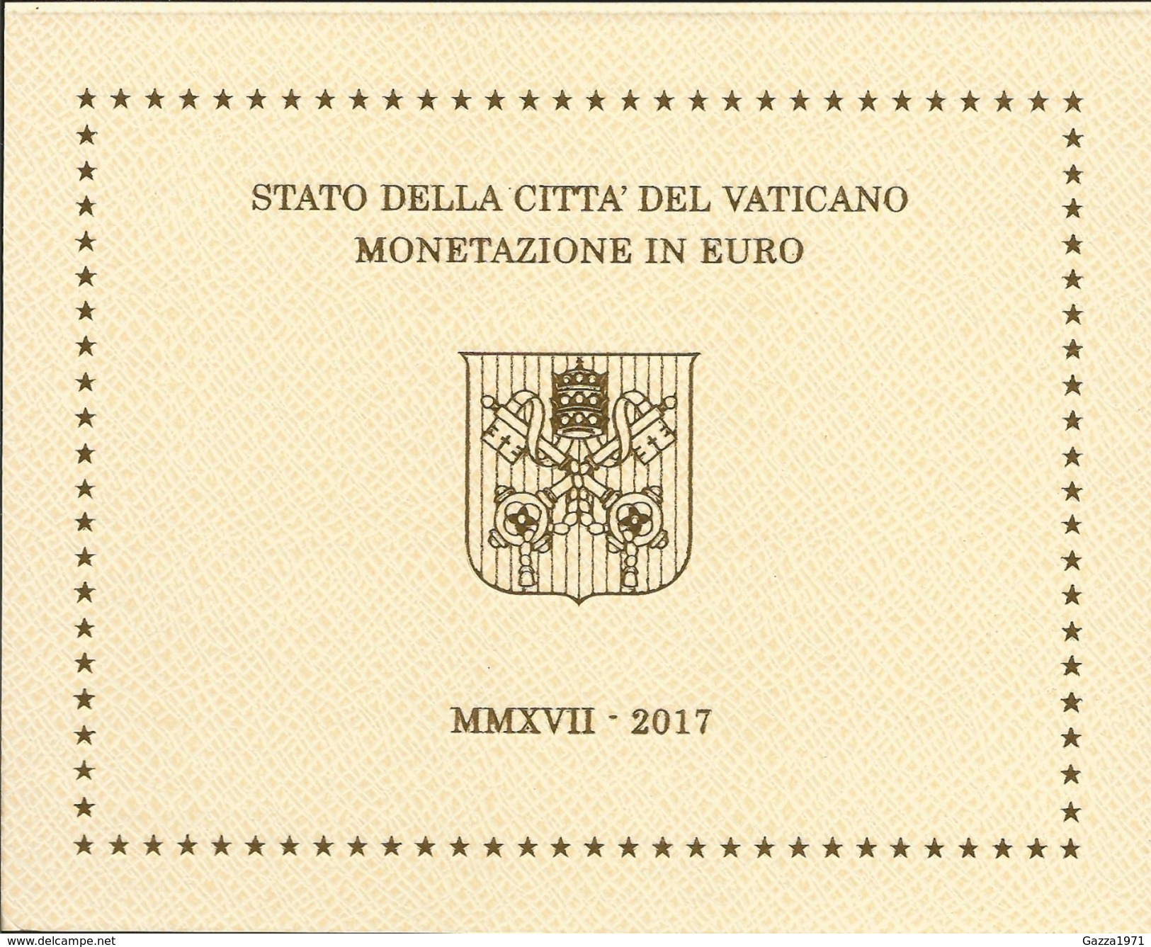 Vaticano, 2017, Divisionale Euro, Confezione Zecca Fdc. Vatikan. - Vaticano