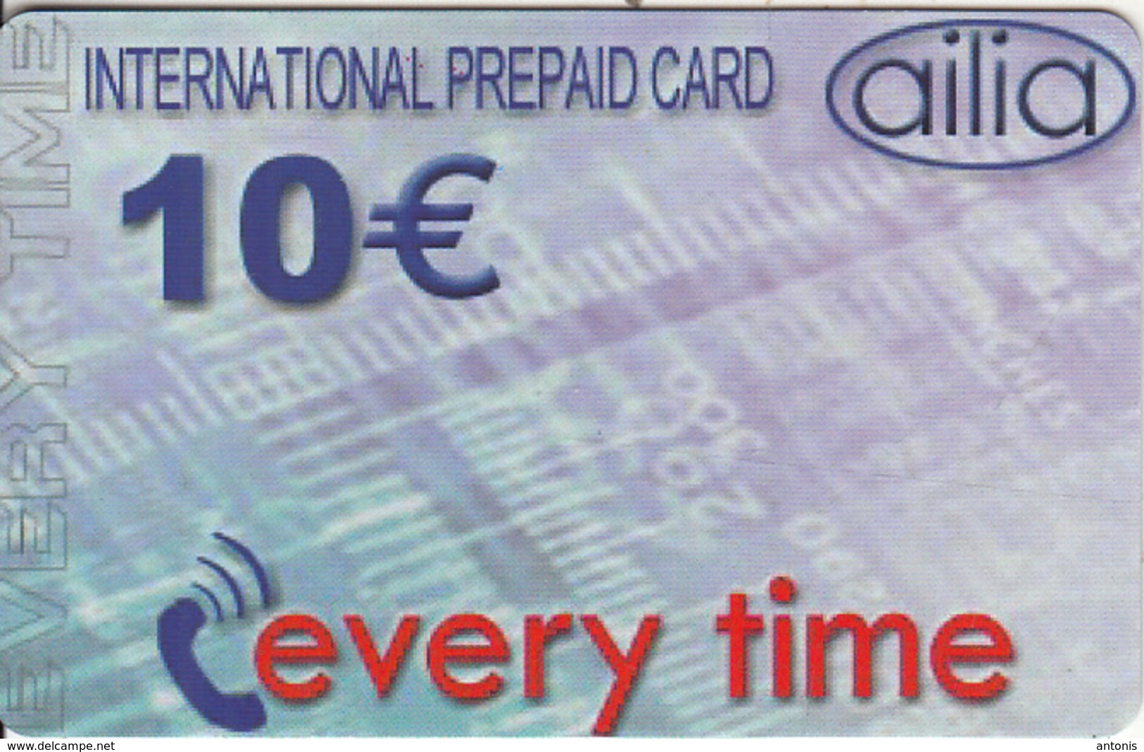 GREECE - Every Time, Amimex Prepaid Card 10 Euro, Sample - Greece