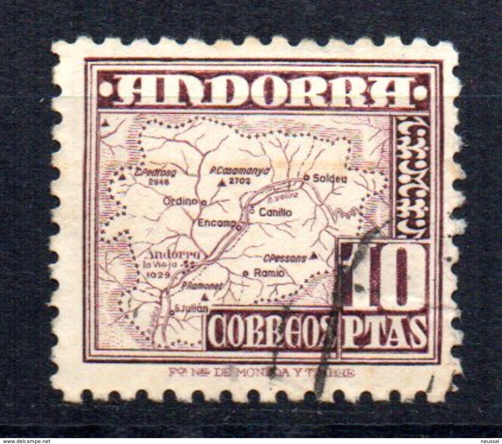 Sello Nº 57 Andorra - Used Stamps