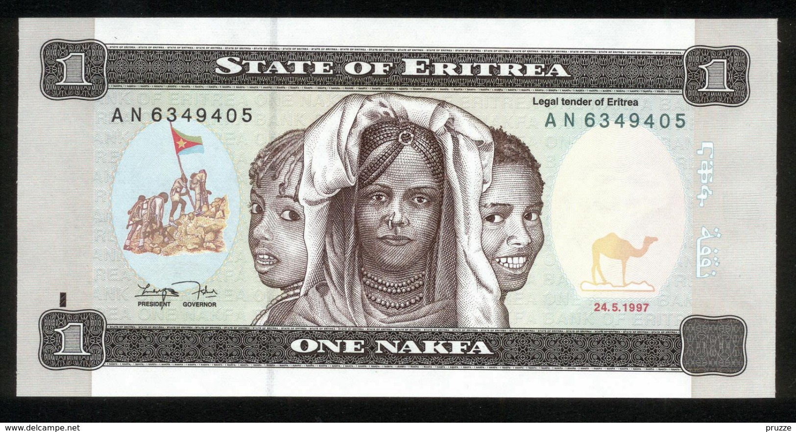 Eritrea 1997, 1 Nakfa - UNC - AN 6349405 - Erythrée
