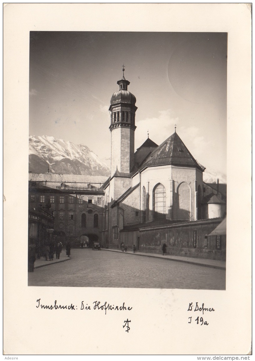 ÖSTERREICH NACHPORTO 1956 - 30 Gro Nachporto + 1 S Auf AkHofkirche In INNSBRUCK - Portomarken