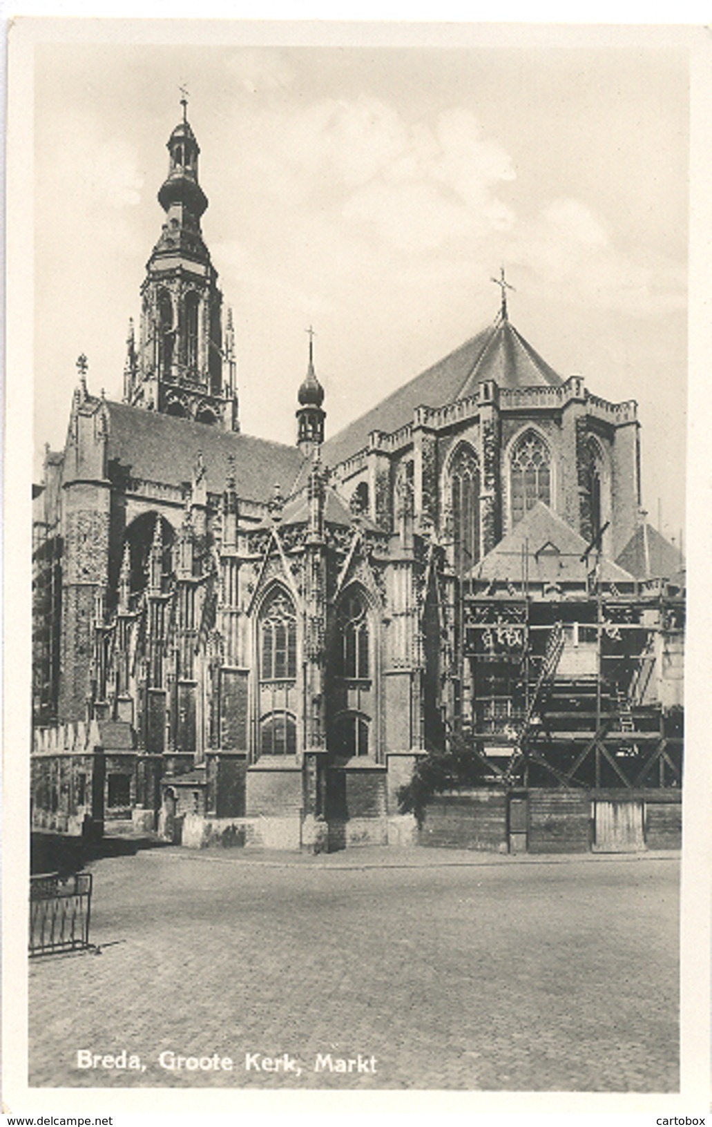 Breda,groote Kerk, Markt - Breda