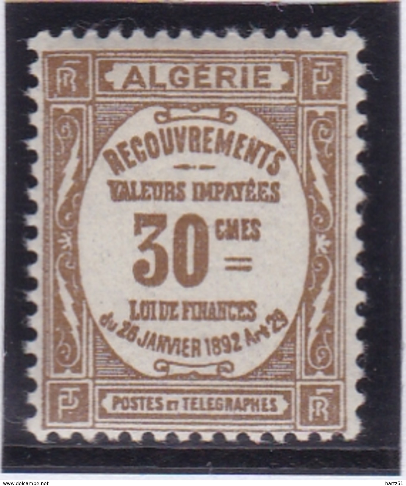 Algérie Taxe N° 17 Neuf * - Timbres-taxe
