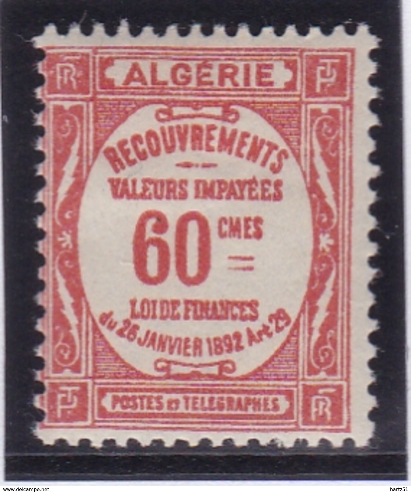 Algérie Taxe N° 18 Neuf * - Timbres-taxe