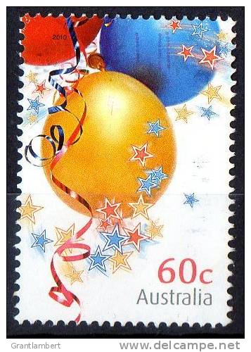 Australia 2010 For Special Occasions 60c Balloons Used - Used Stamps