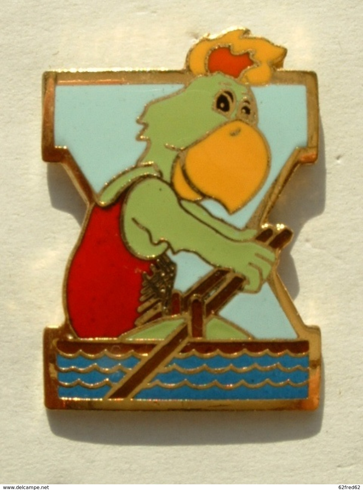 PIN'S JEUX PANAMERICAINS 1987 - PERROQUET - PARROT - AVIRON - ROWING - Aviron