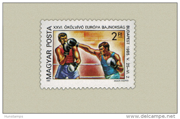 Hungary 1985. Boxing Stamp MNH (**) Michel: 3750 / 0.50 EUR - Ungebraucht