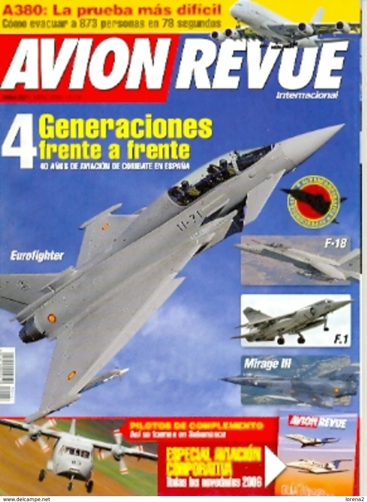 Revista Avion Revue Internacional. Nº 287. (ref.avirev-287) - Aviación