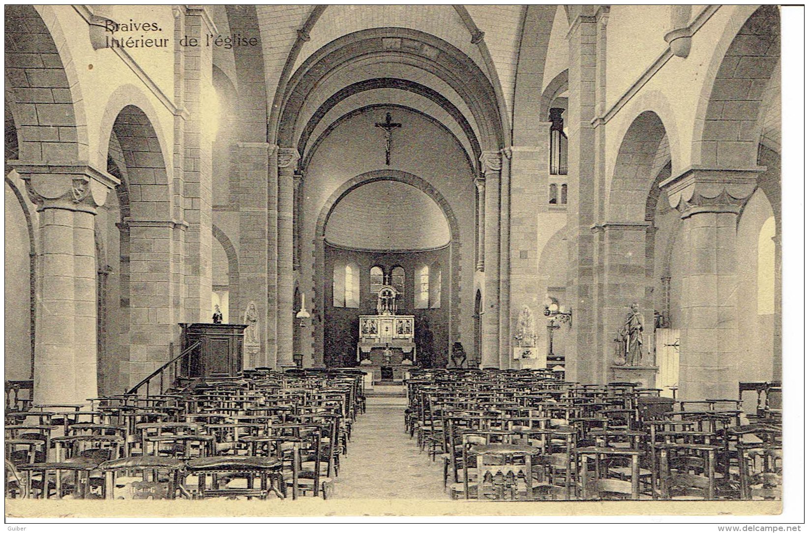 Liege Waremme Braives Interieur De L'église - Braives