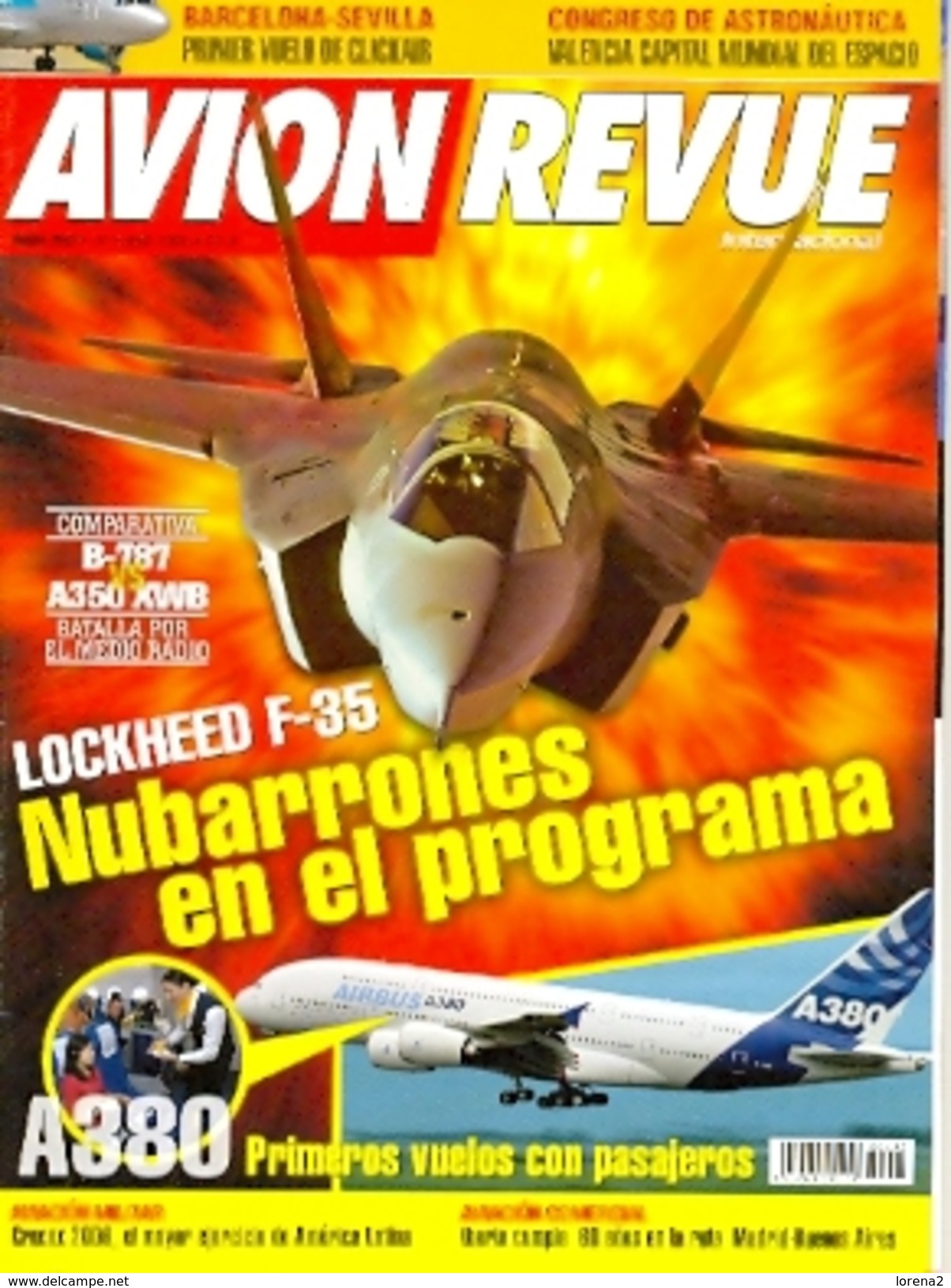 Revista Avion Revue Internacional. Nº 292. (ref.avirev-292) - Aviation