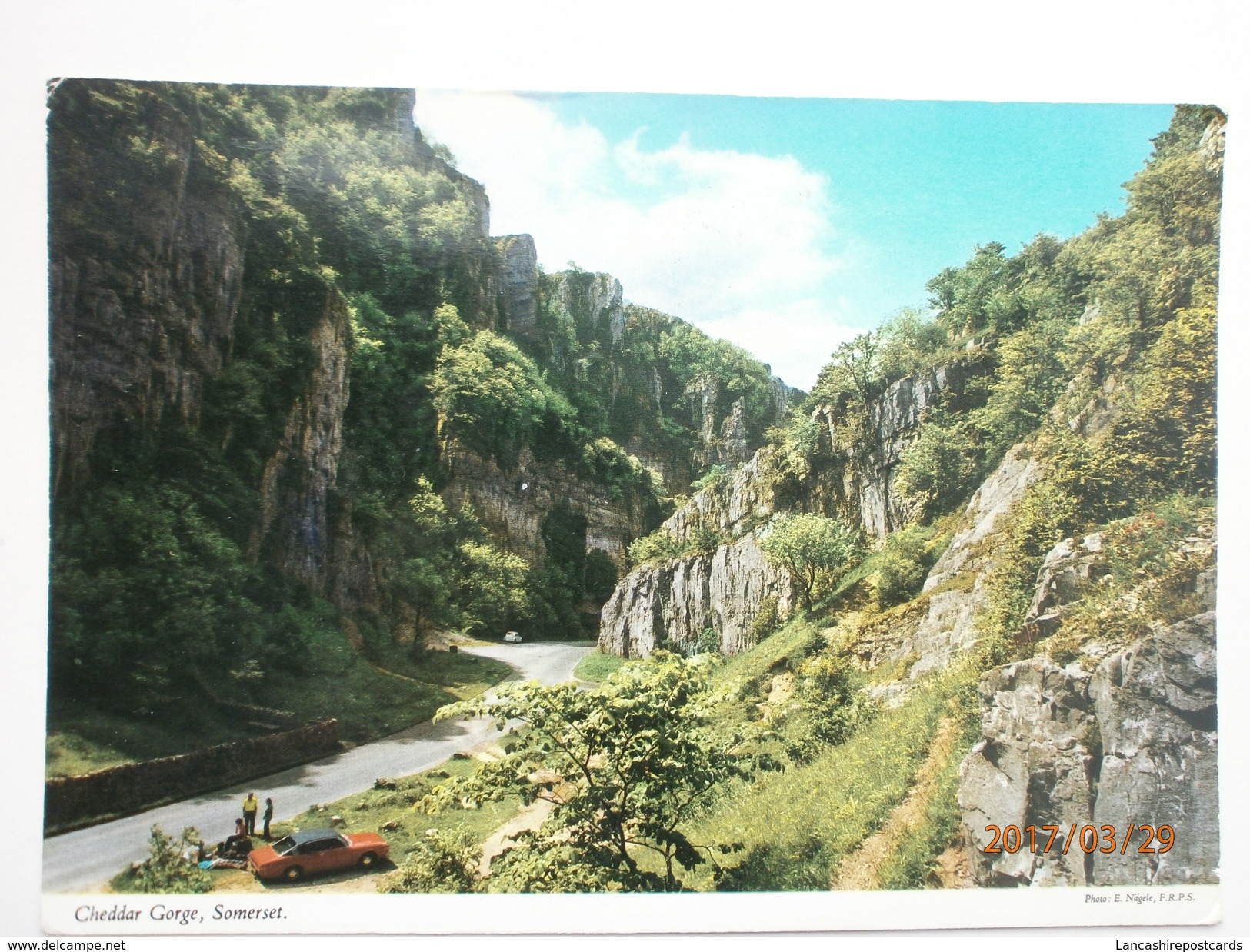 Postcard Cheddar Gorge Somerset My Ref B2783 - Cheddar