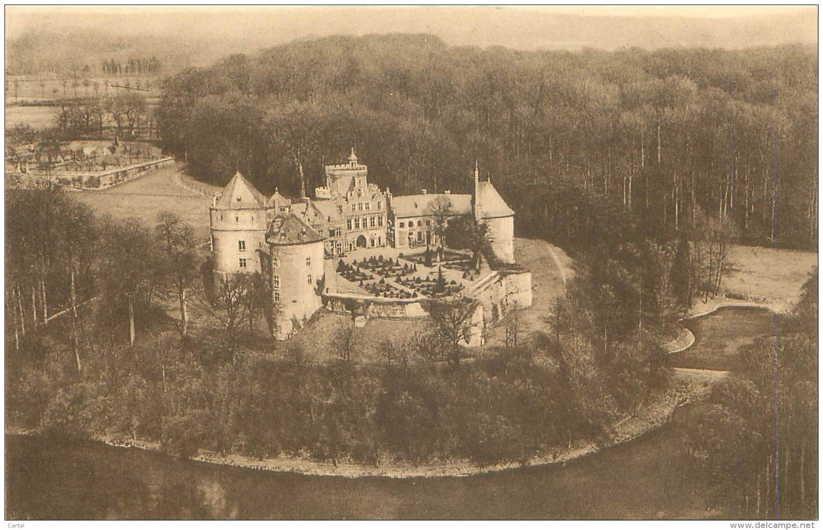 Château De GAESBEEK Lez-Bruxelles - Vue Aérienne D'ensemble - Lennik