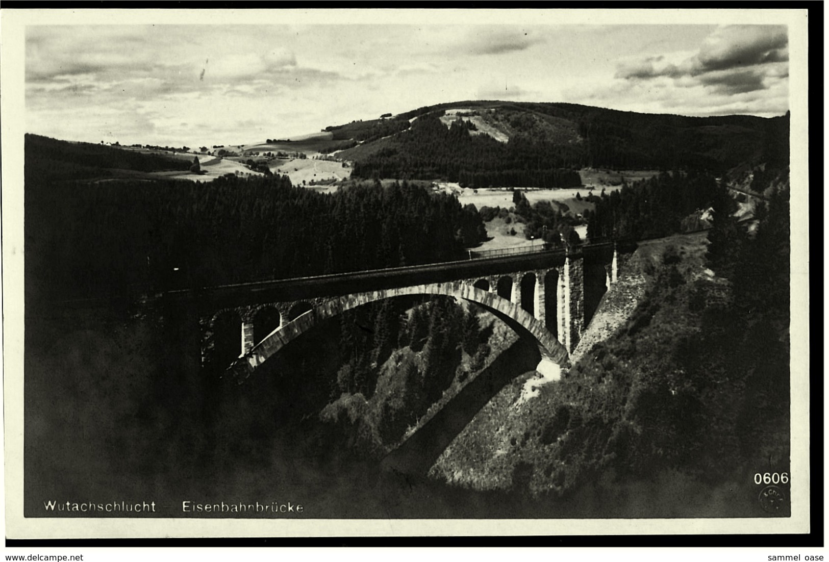 Wutachschlucht / Eisenbahnbrücke Im Südlichen Schwarzwald  -  Ansichtskarte  Ca. 1920   (7089) - Alpirsbach