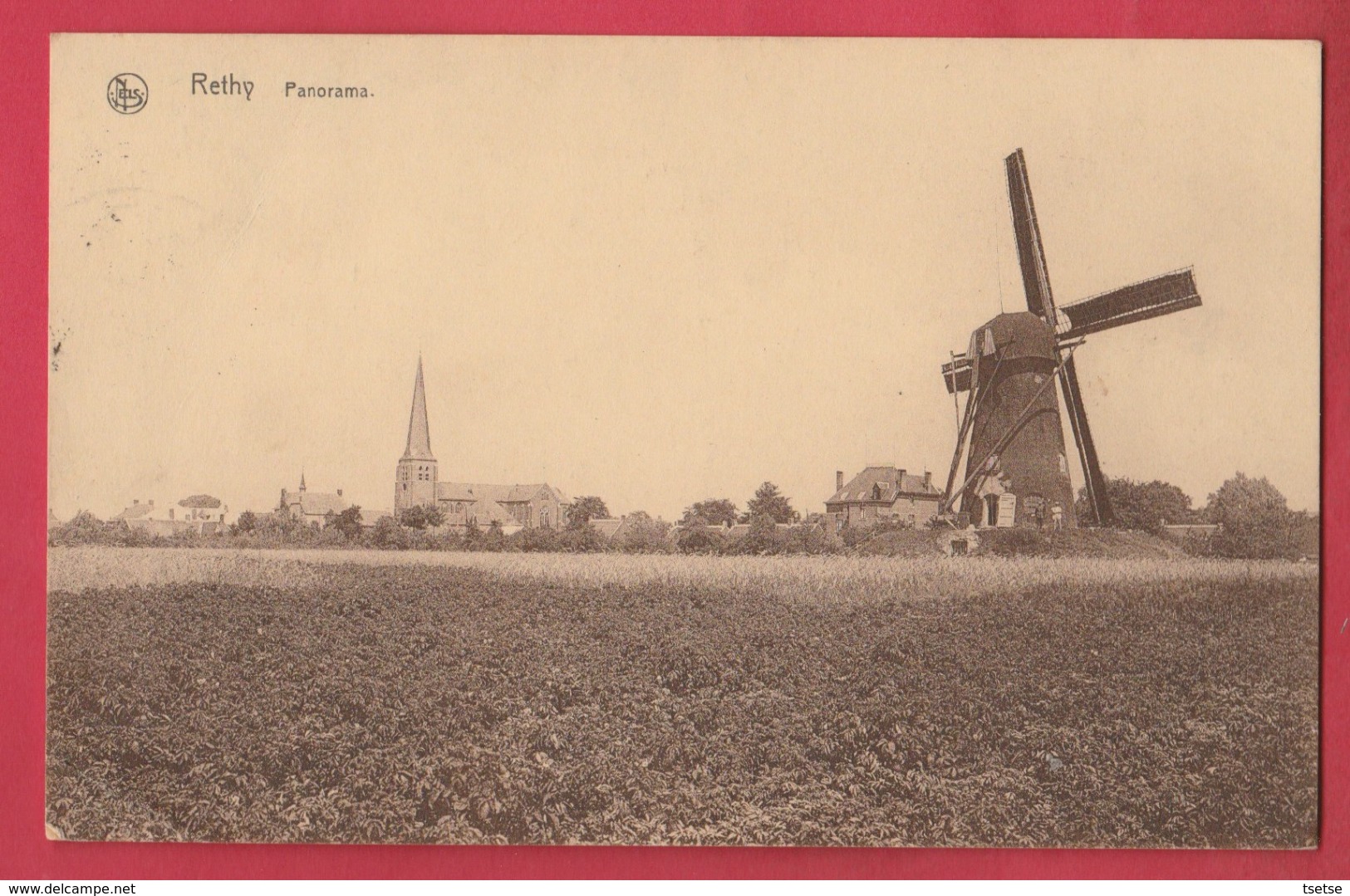 Retie - Panorama ... Windmolen - 1939 ( Verso Zien ) - Retie