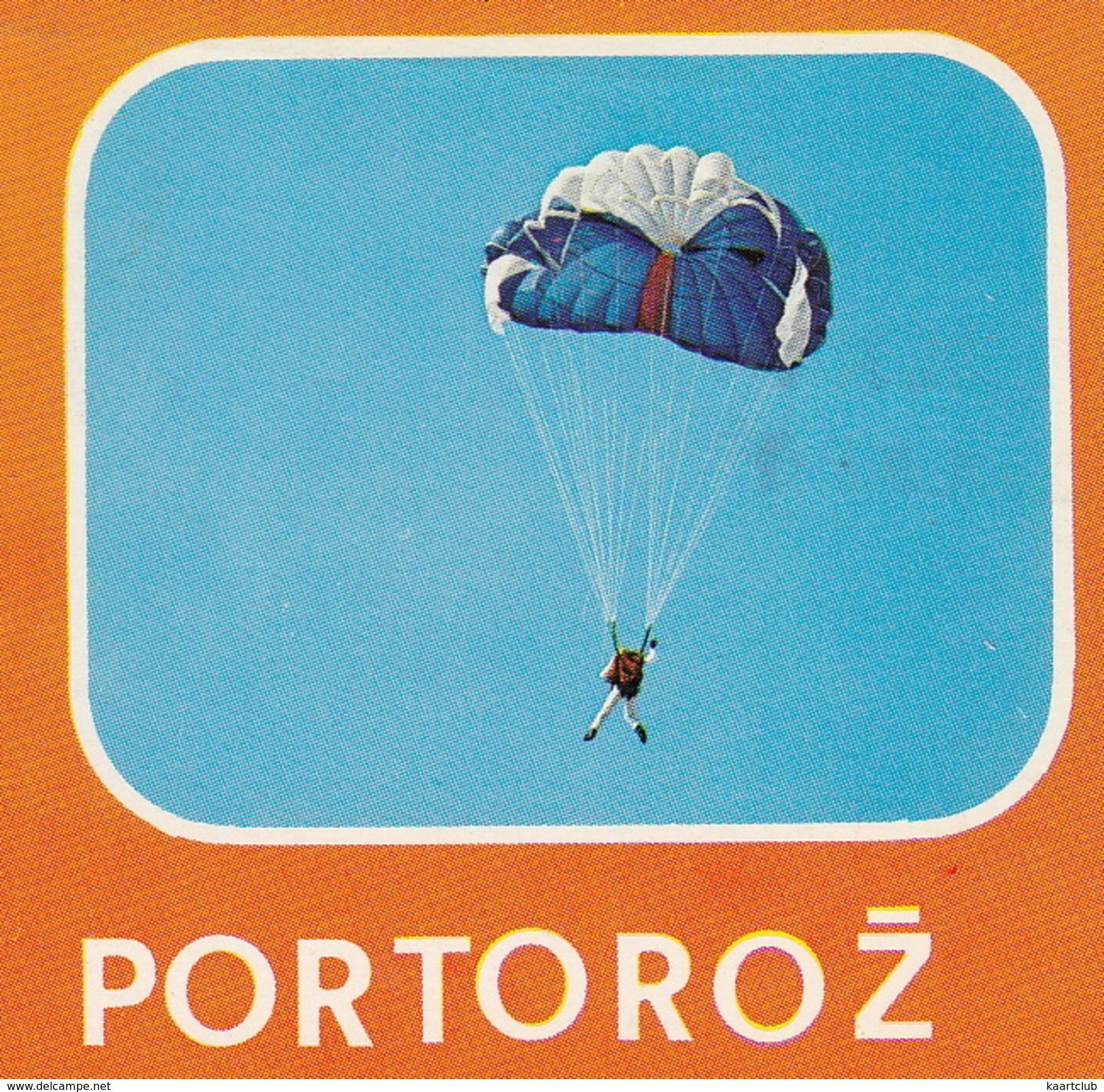 Portoroz - Parachutespringer / Parachutejumper - (YU) - Paracadutismo