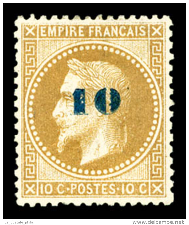 * N&deg;34, Non &eacute;mis, 10c Sur 10c Bistre, Excellent Centrage, SUP (sign&eacute; Calves/certificat)   Cote:... - 1871-1875 Ceres