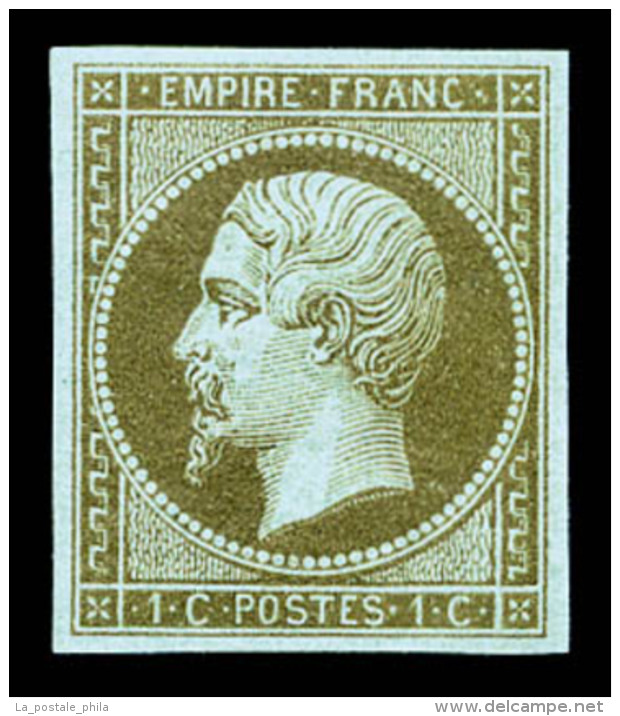 * N&deg;11c, 1c Mordor&eacute;, TTB (certificat)   Cote: 450 Euros   Qualit&eacute;: * - 1853-1860 Napoleon III
