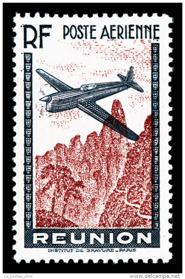 ** R&eacute;union: N&deg;2a/3a/5b, Chiffres De La Valeur Omis Sur 3F65 Bleu Et Rouge-carmin, 6F65 Brun Et Rouge Et... - Airmail