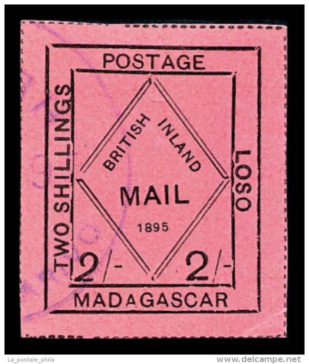 O Madagascar: N&deg;53a, 2sh Rose, Chiffre De Gauche Pench&eacute;. TB   Cote: 285 Euros   Qualit&eacute;: O - Other & Unclassified