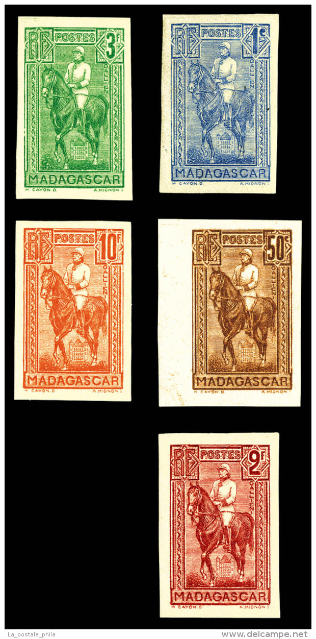 * Madagascar: N&deg;183/87, S&eacute;rie Galli&eacute;ni Non Dentel&eacute;e. TB   Cote: 260 Euros  ... - Unused Stamps