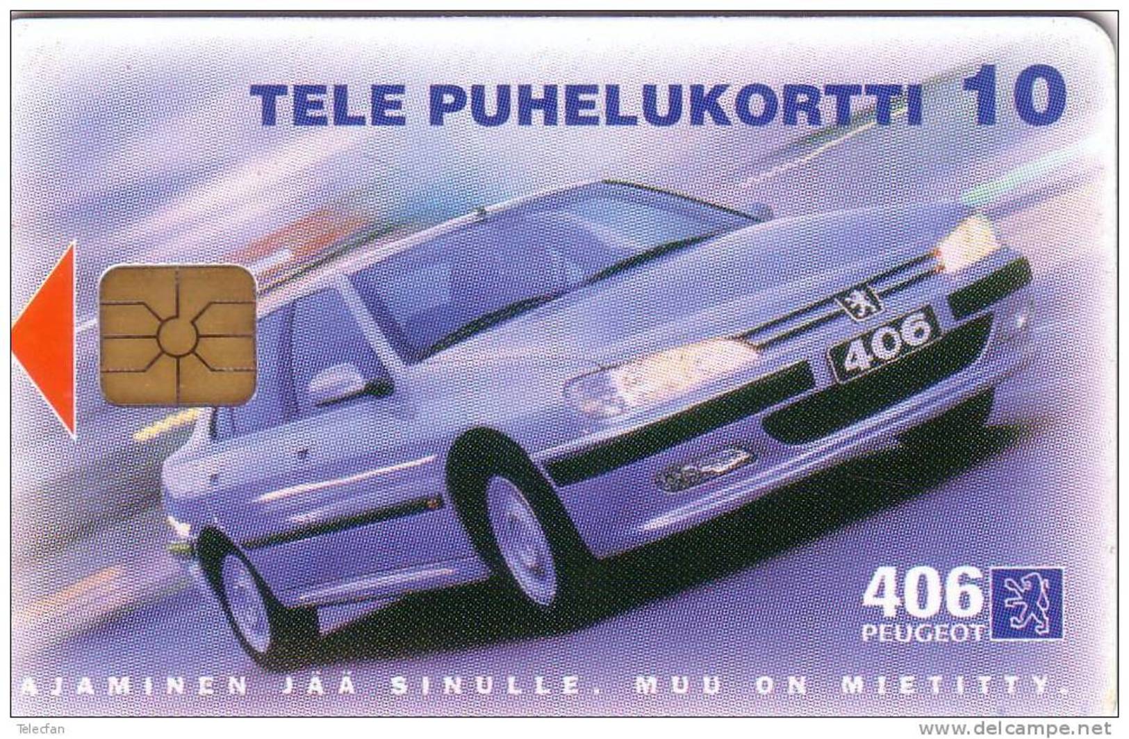 FINLANDE FINLAND PEUGEOT 406 PRIVEE NEUVE MINT 10U - Voitures