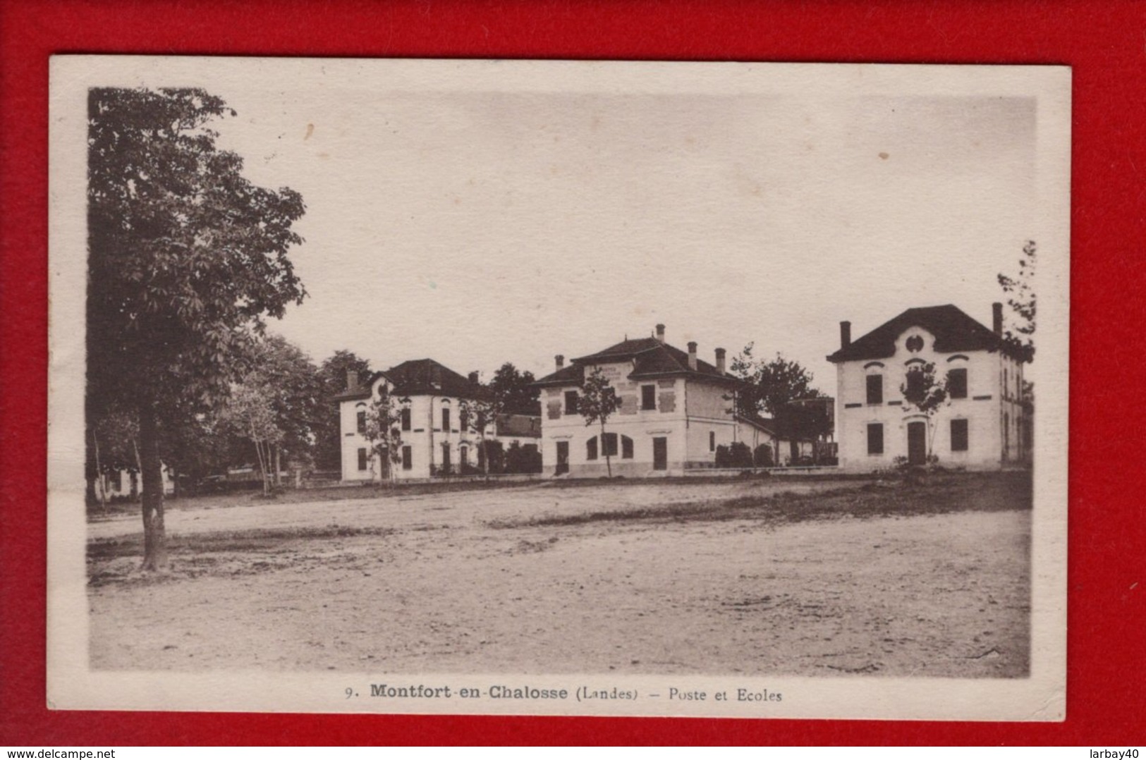 1 Cpa Carte Postale Ancienne - 40 - LANDES - Montfort En Chalosse Poste Et Ecoles - Montfort En Chalosse