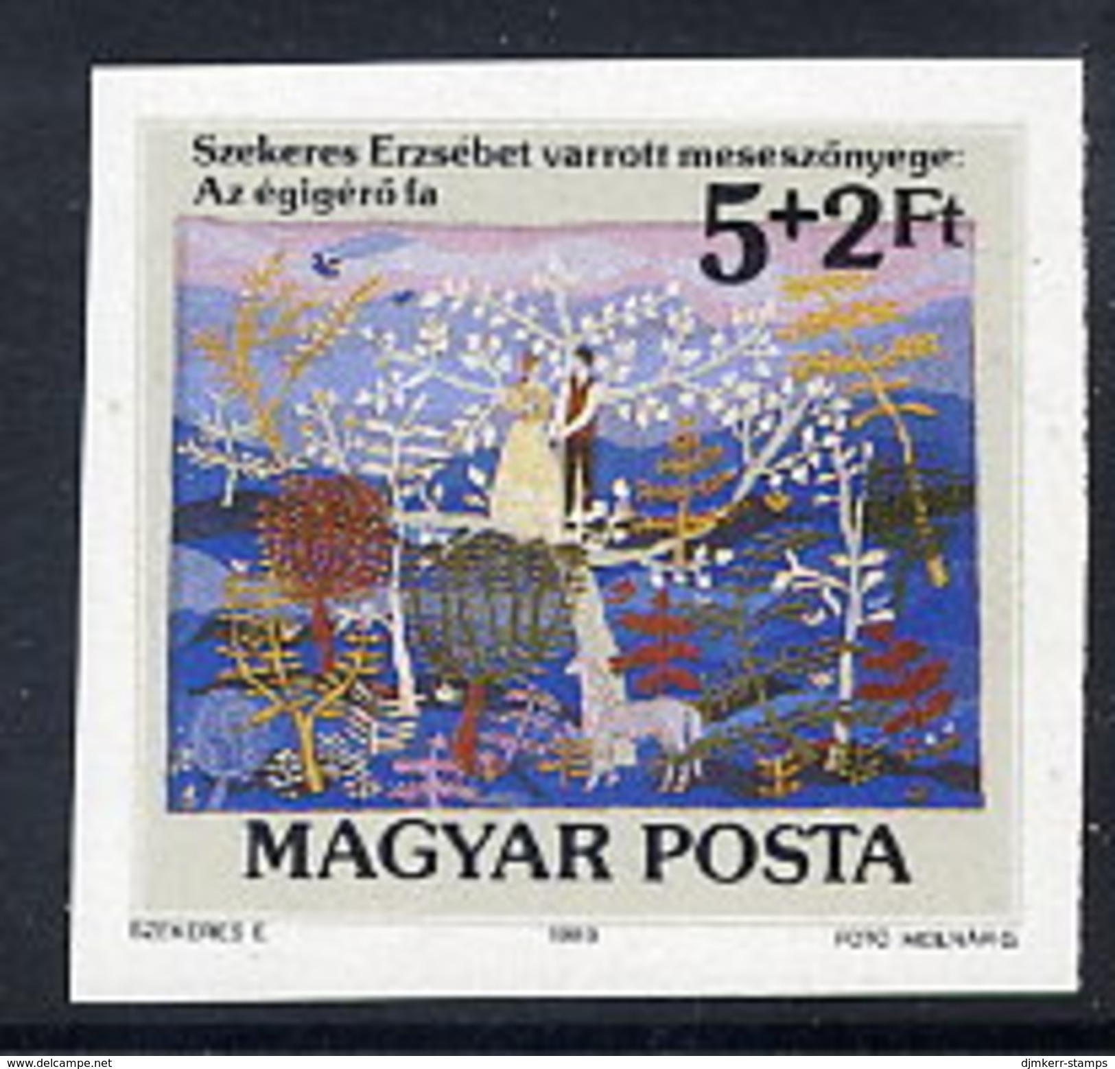 HUNGARY 1989 Youth Charity Imperforate MNH / **.  Michel 4014B - Ungebraucht