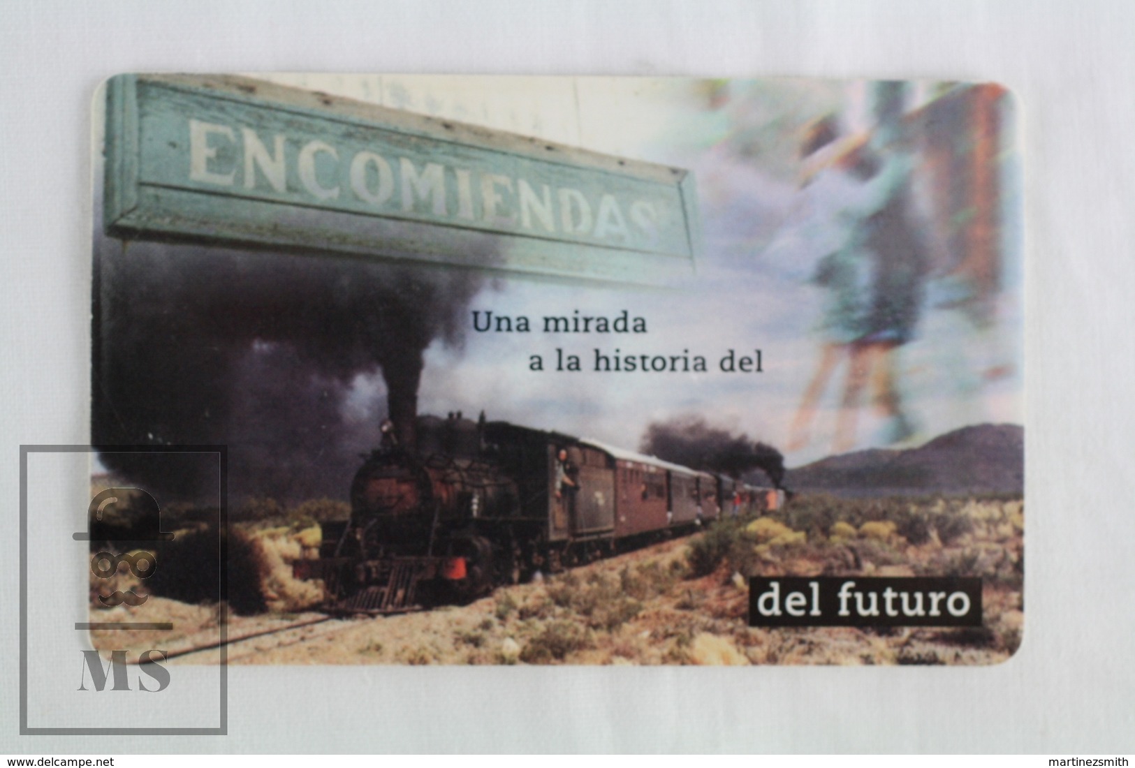 Collectible Train Topic Phone Card -Argentina, History Of Transport - Narrow-Gauge Steam Train, Esquel To El Maiten 1995 - Trenes