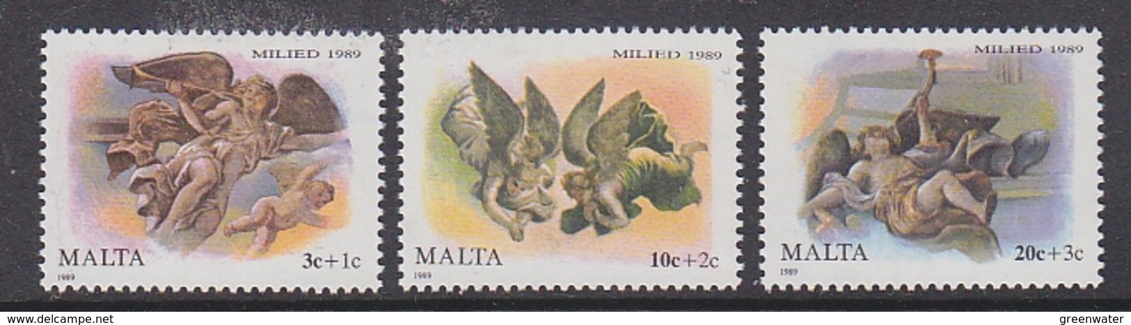 Malta 1989 Christmas 3v ** Mnh (35262) - Malta