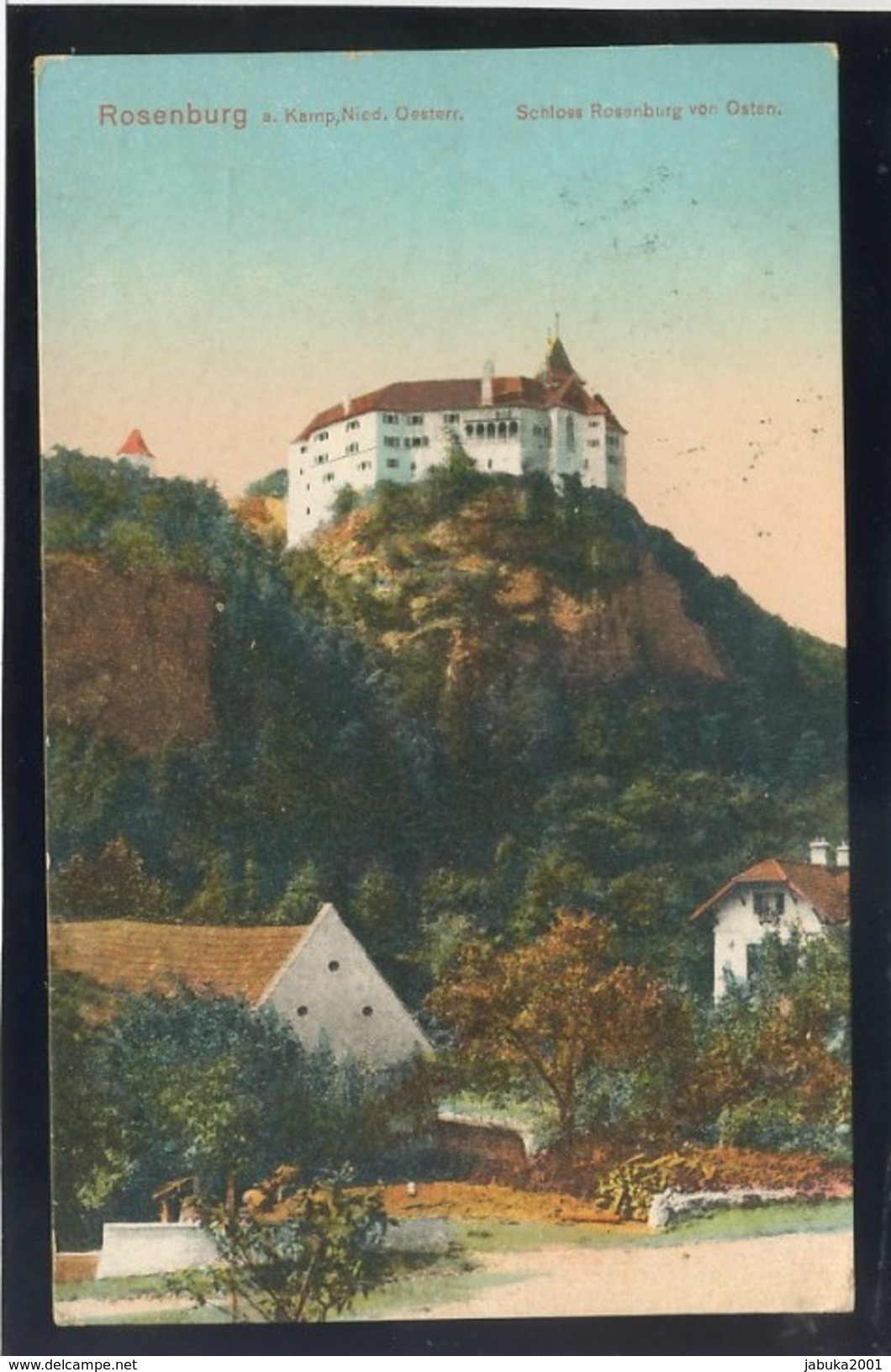 AUSTRIA ROSENBURG SCHLOSS CASTLE OLD POSTCARD - Rosenburg