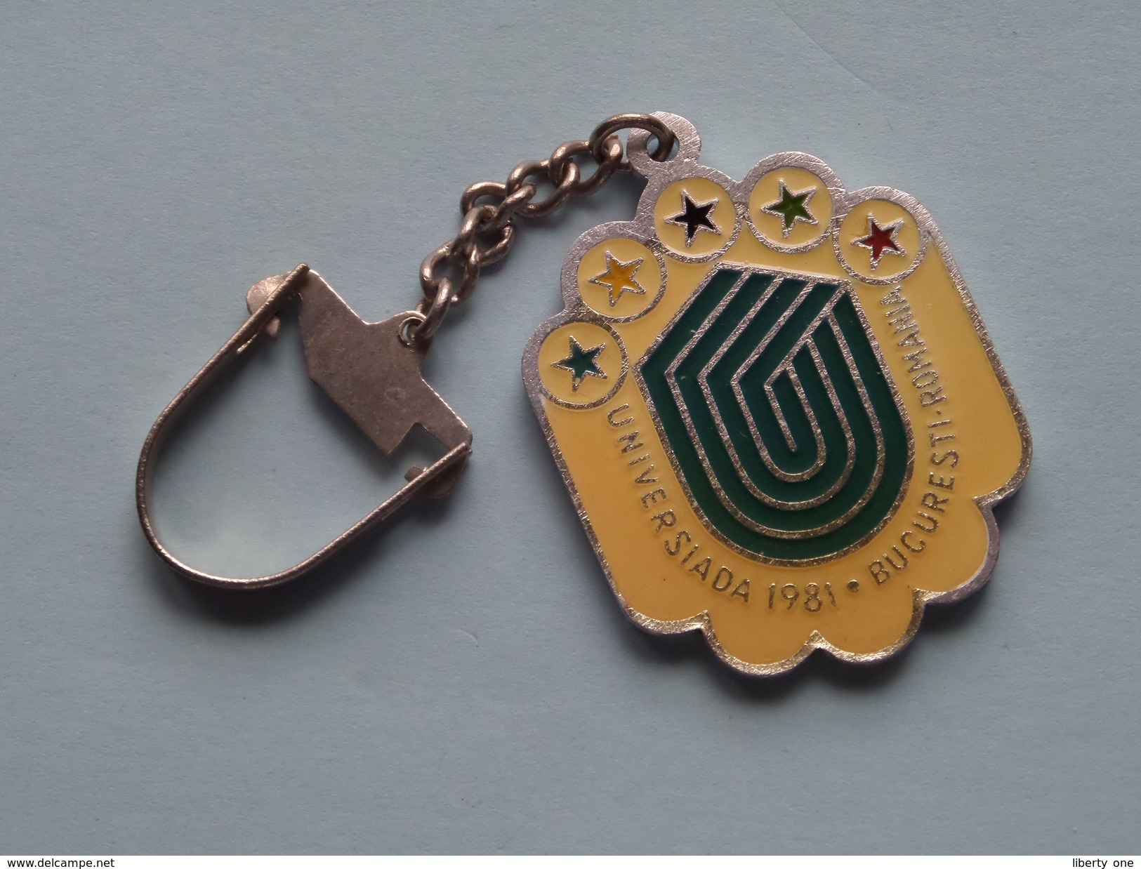 UNIVERSIADA 1981 BUCURESTI ROMANIA ( Key Chain - Porte Clé / Sleutelhanger / Zie Foto ) ! - Autres & Non Classés