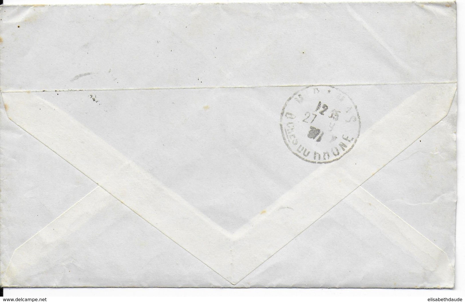 MAROC - 1938 - ENVELOPPE De CASABLANCA - BOURSE => MIRAMAS - Briefe U. Dokumente