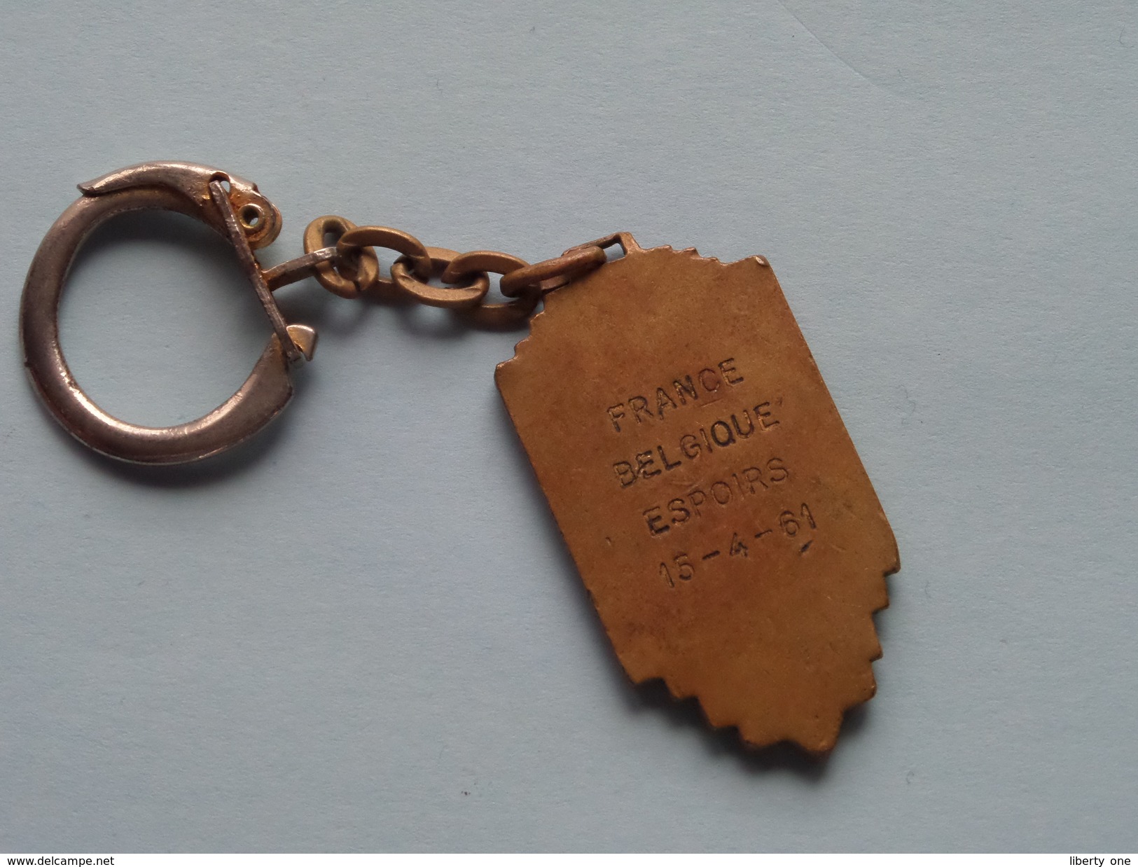 FRANCE - BELGIQUE ESPOIRS 15-4-61 ( FFBB ) ( Key Chain - Porte Clé / Sleutelhanger / Zie Foto ) ! - Other & Unclassified