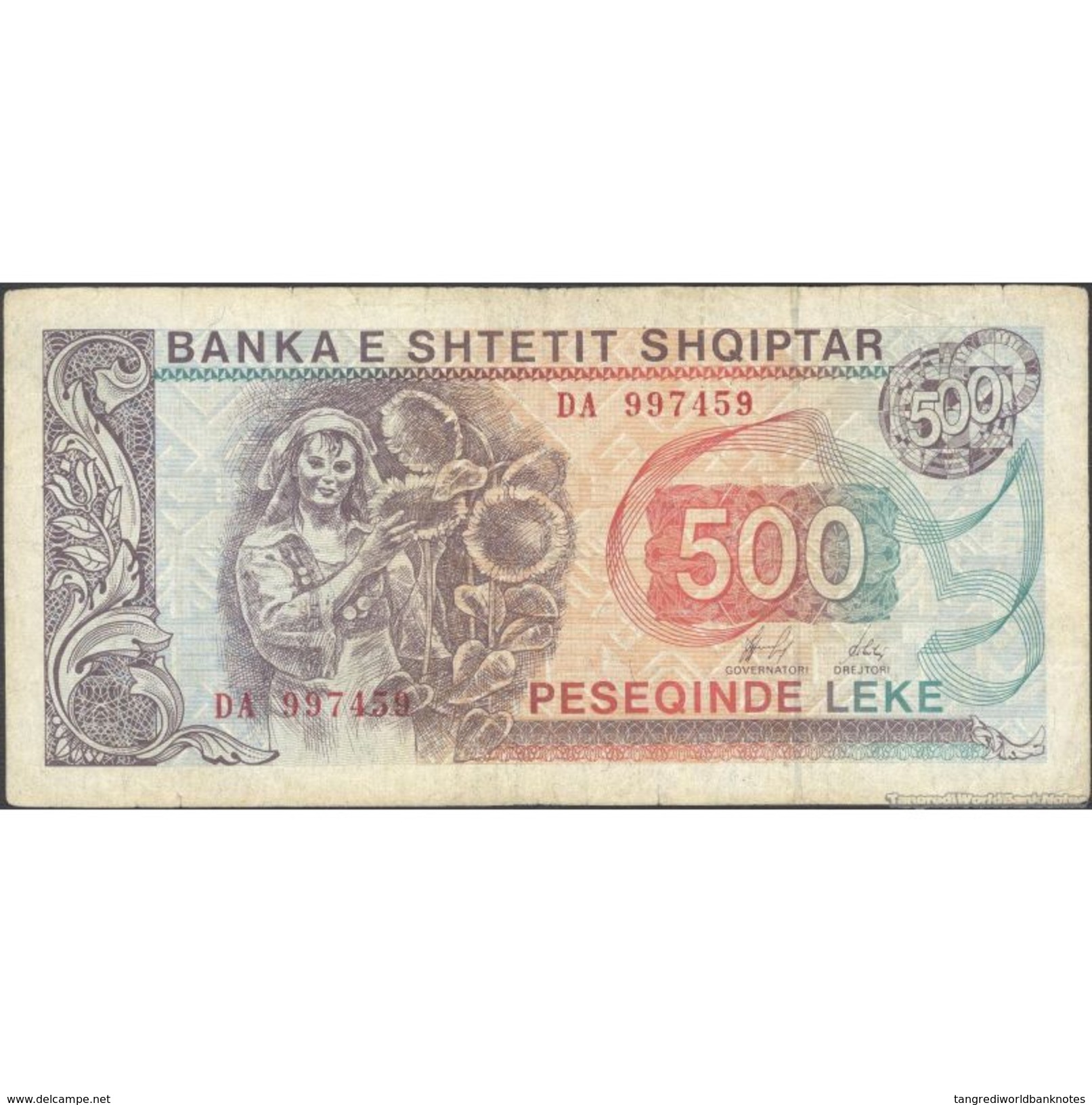 TWN - ALBANIA 48b - 500 Leke 1996 DA 997459 Tears GOOD - Albania