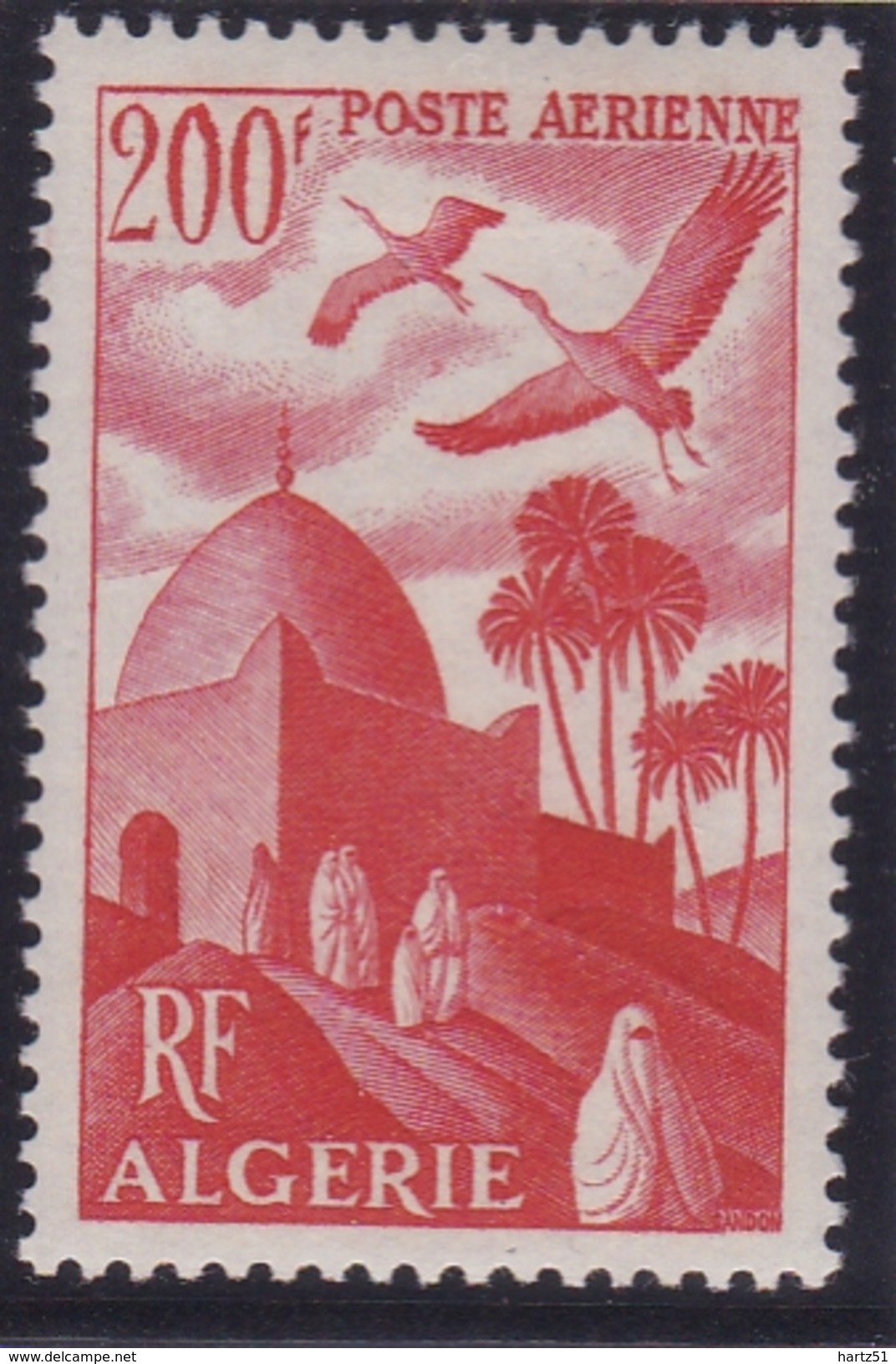 Algérie Poste Aérienne N° 11 Neuf * - Airmail