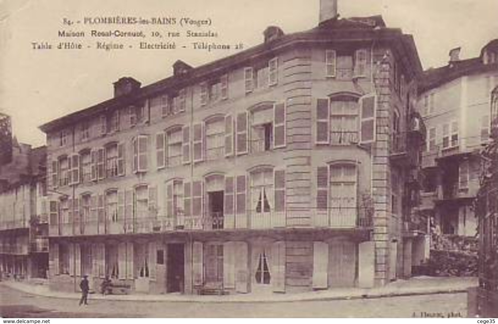 88 Plombières Les Bains - Maison Resal-Cornuet - Rue Stanislas - Plombieres Les Bains