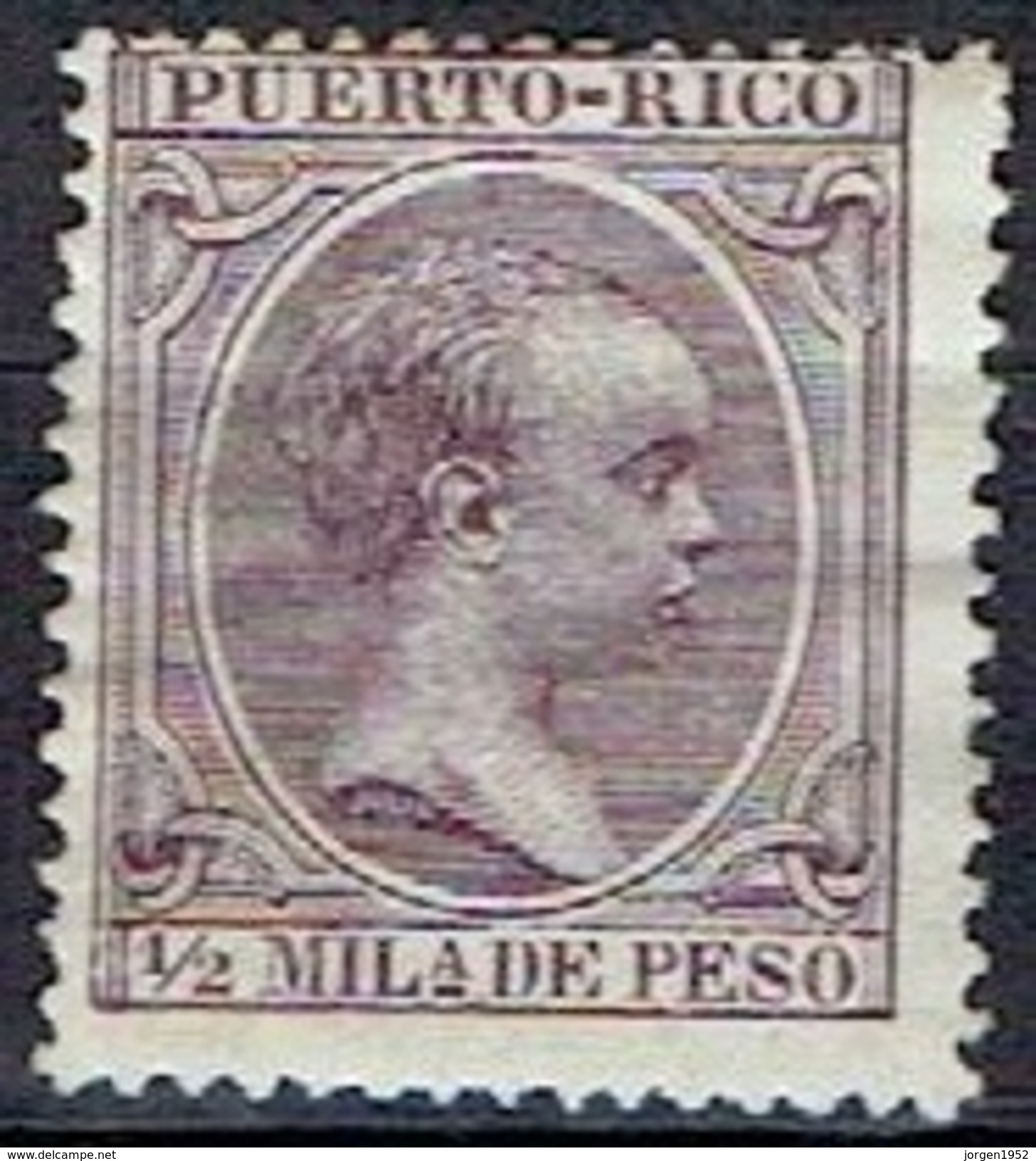 PUERTO RICO #  FROM 1890  STAMPWORLD 73* - Puerto Rico