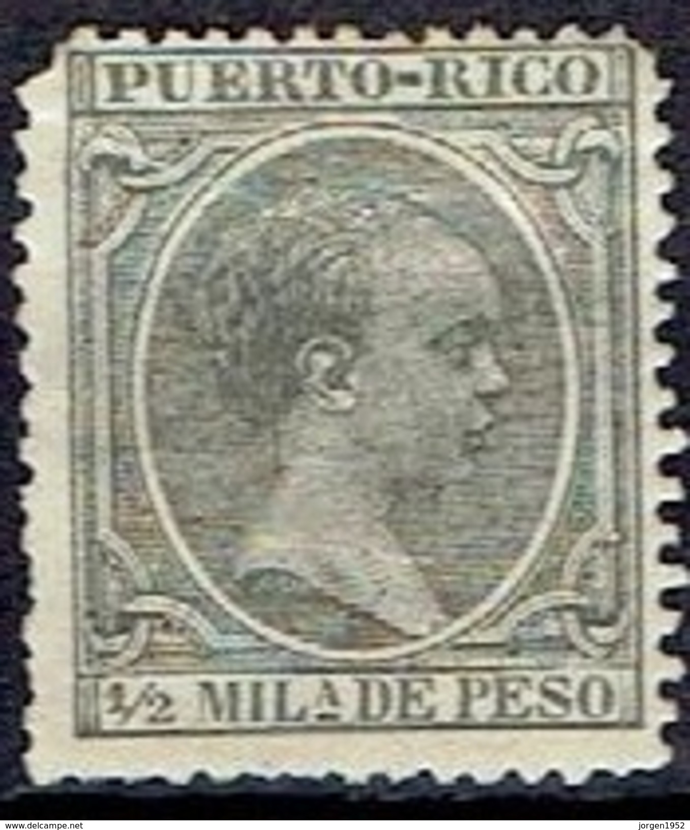 PUERTO RICO #  FROM 1891  STAMPWORLD 88* - Puerto Rico