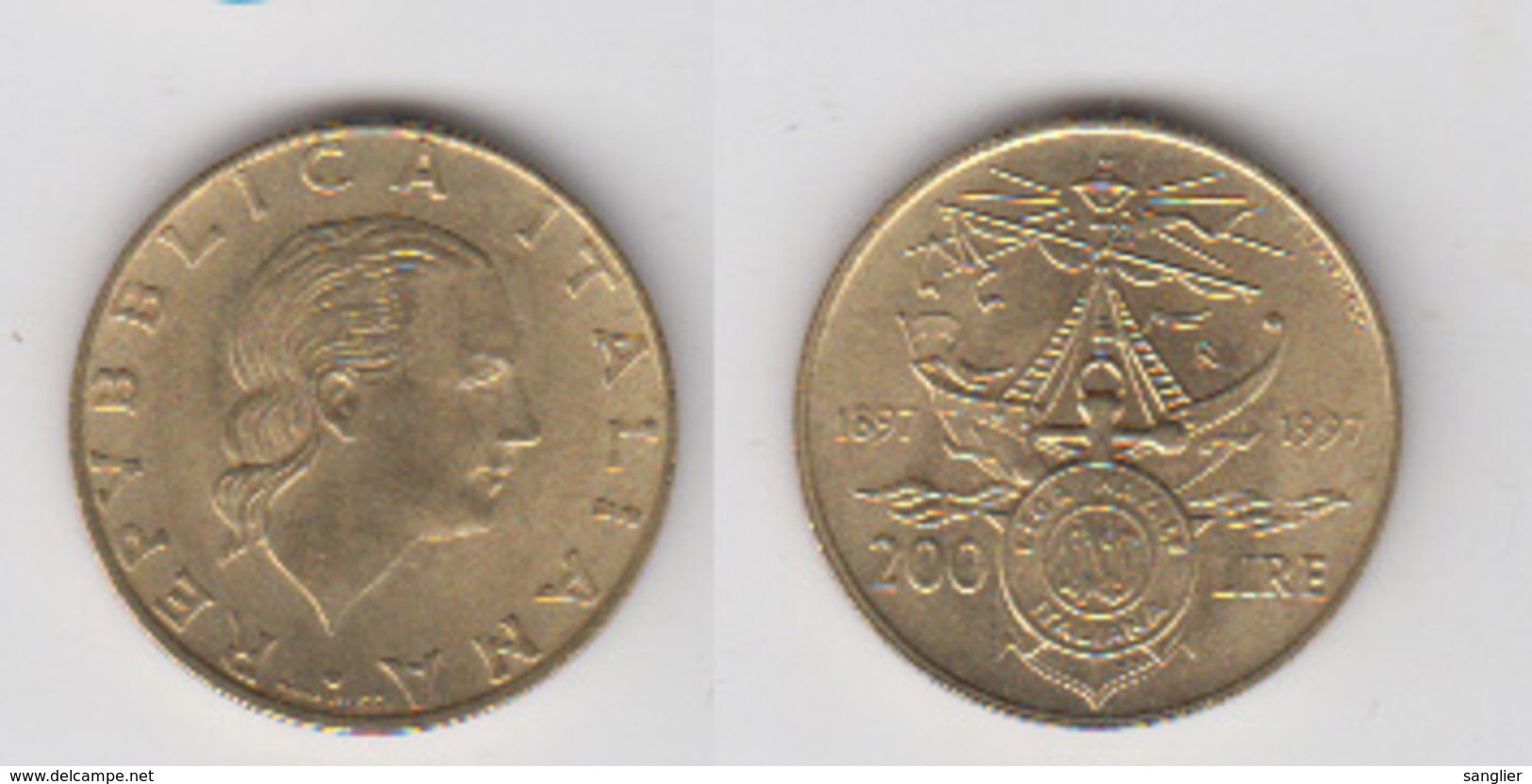 200 LIRE  - 1897-1997 - Commemorative