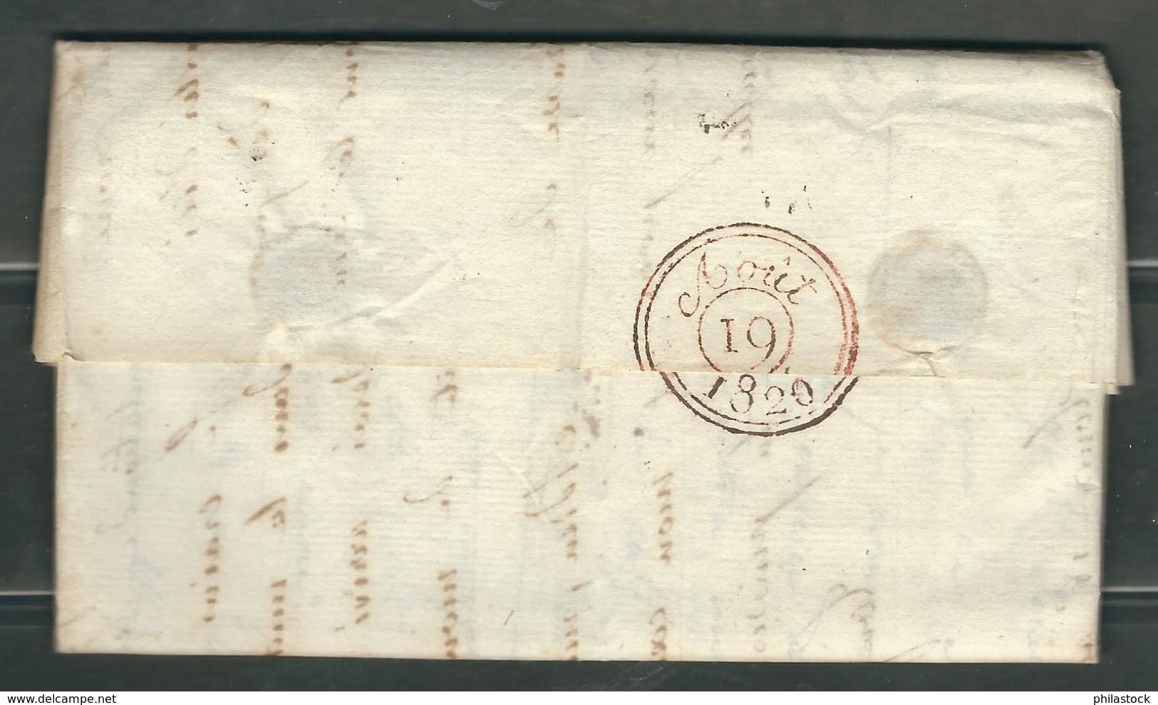 FRANCE 1830 Marque Postale Taxée Tours Lettre Entière Pour Paris - 1801-1848: Précurseurs XIX