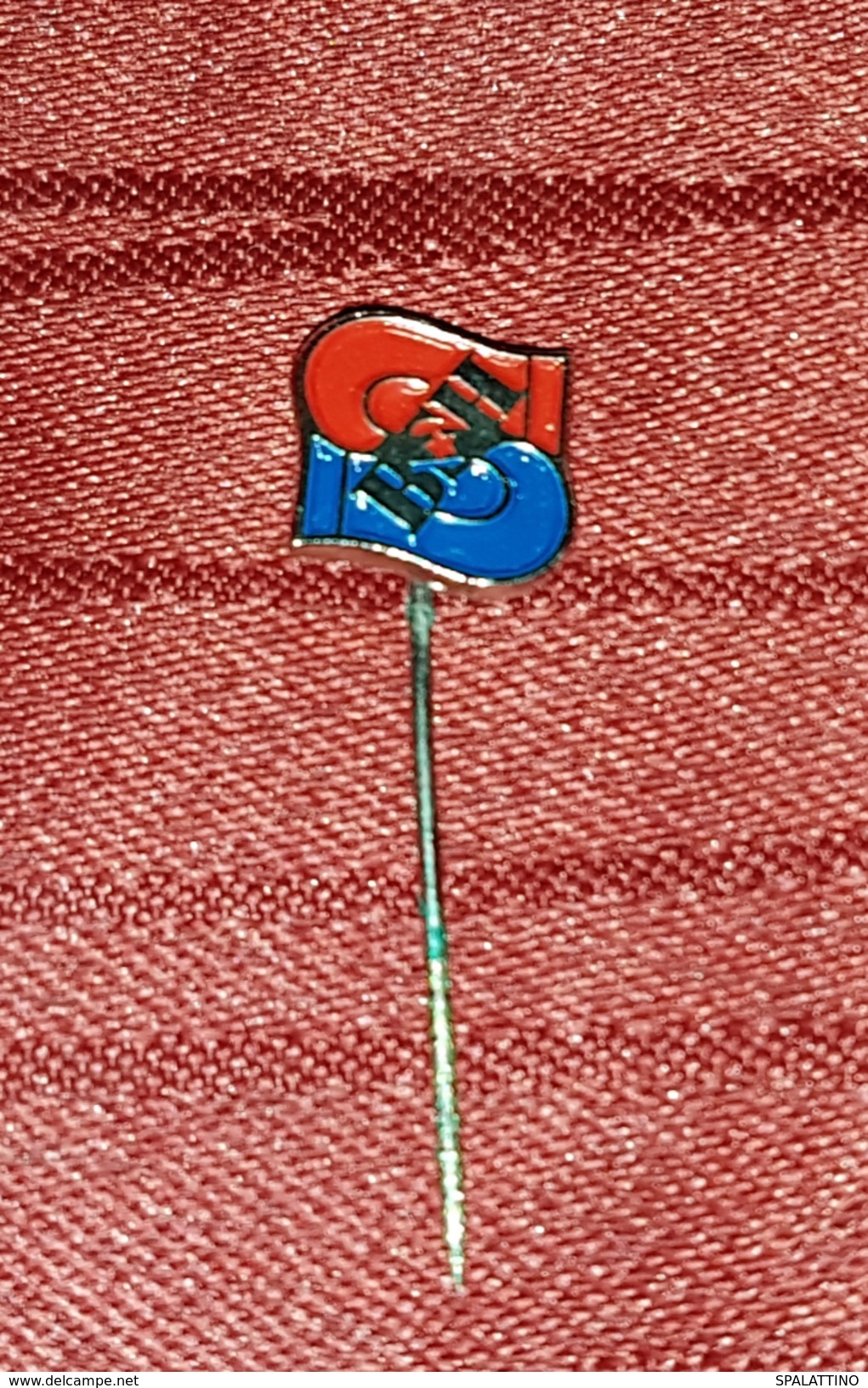 CROATIA BOXING FEDERATION, ORIGINAL VINTAGE PIN BADGE - Boxing