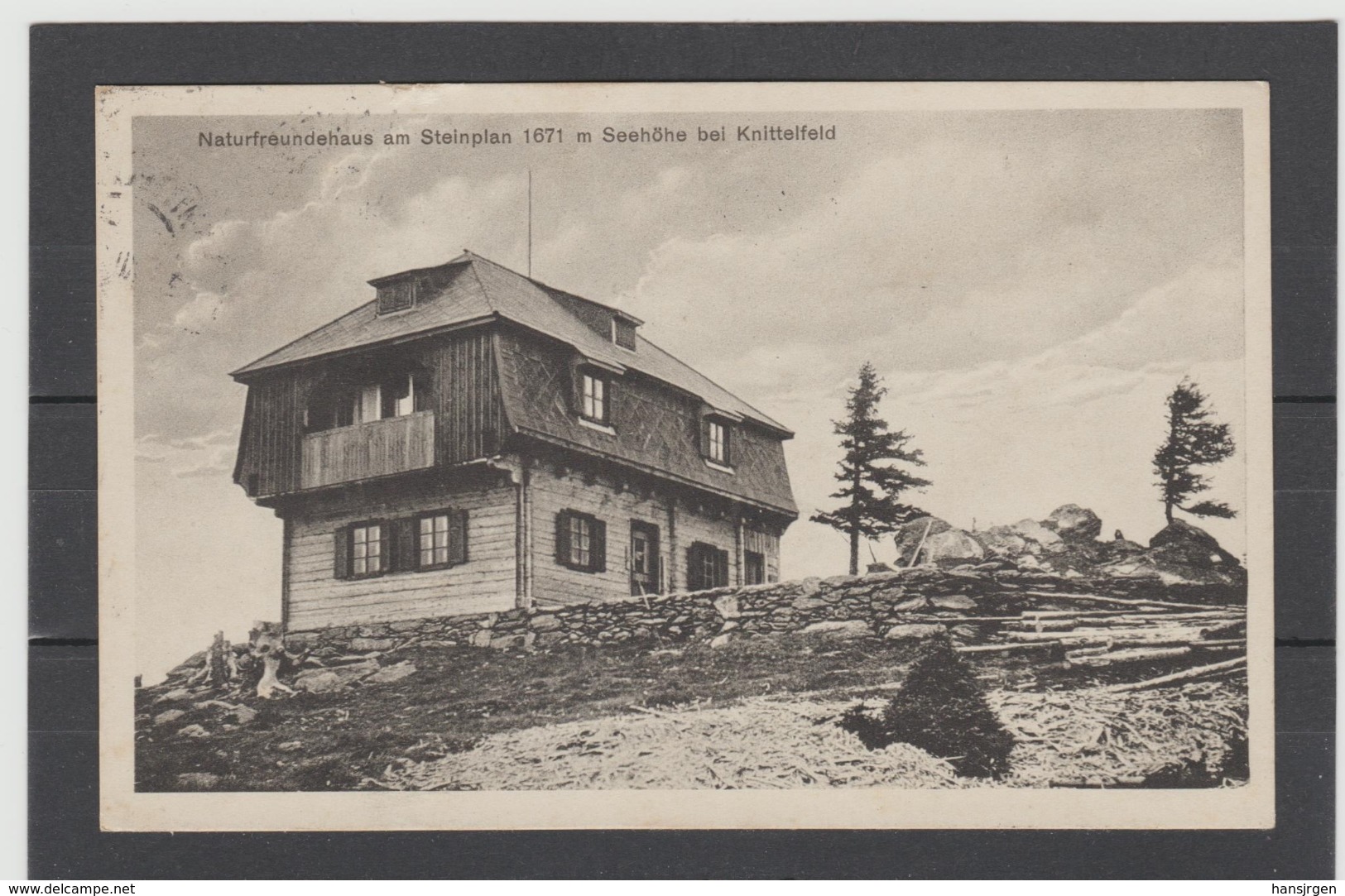 STM304 ANSICHTSKARTE JAHR 1928 Naturfreundehaus Am Steinplan Bei Knittelfeld Gebraucht - Knittelfeld