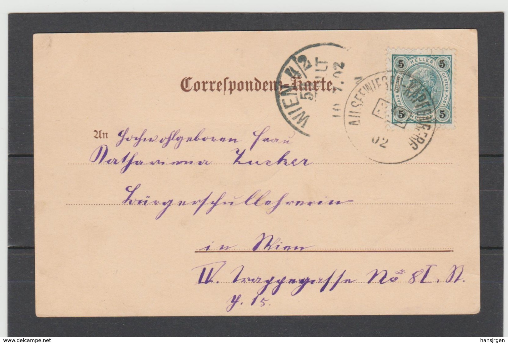 STM306 CORRESPONDENZKARTE JAHR 1902 GRUSS AUS KAPFENBERG Gebraucht - Kapfenberg