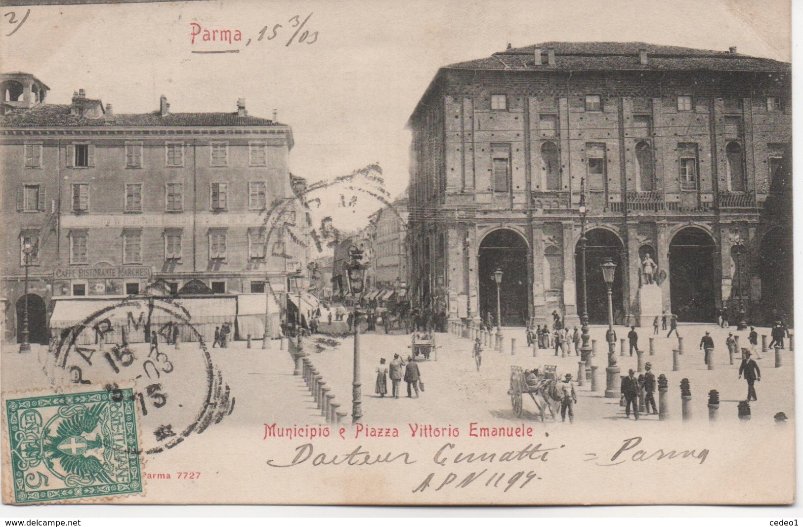 PARMA  MUNICIPIO PIAZZA VITTORIO EMANUELE - Parma