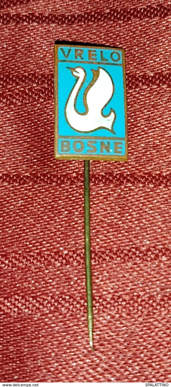 SPRING OF THE BOSNA RIVER, VRELO BOSNE- ORIGINAL VINTAGE ENAMEL PIN BADGE - Other & Unclassified